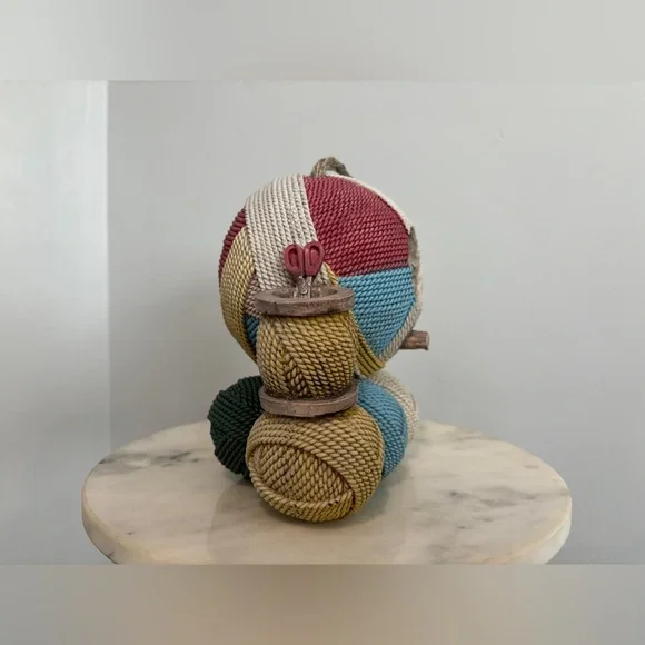 Yarn Birdhouse Hanging Cottagecore Craft Room Decor - Picture 6 of 9